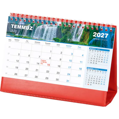 Şelale Masa Takvimi AMT-04-BK