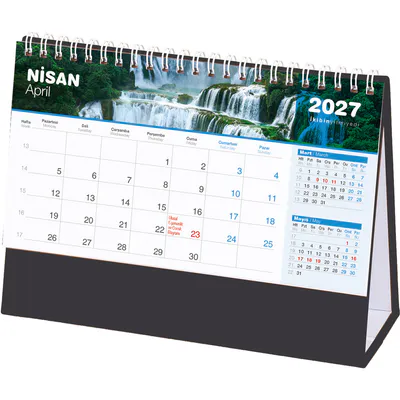 Şelale Masa Takvimi AMT-04-TS