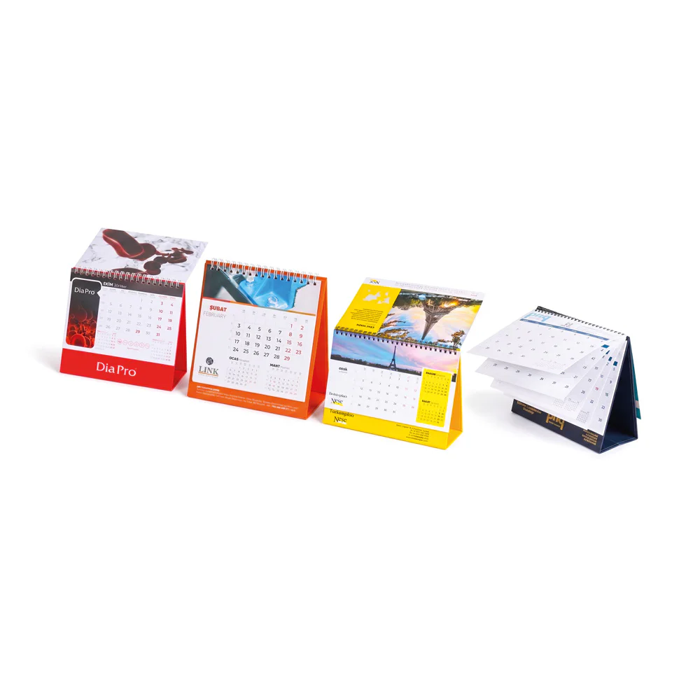 Taslama Taşıyıcılı Masa Takvimi AMT-08