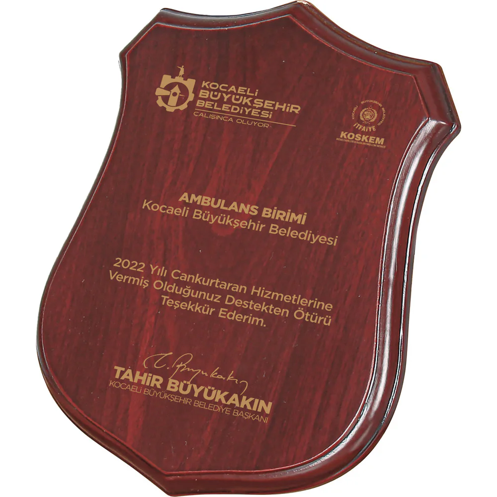 Ahşap Plaket BK-75
