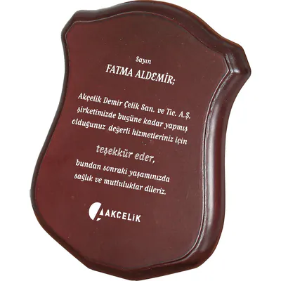 Ahşap Plaket BK-76
