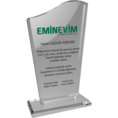 Kristal Plaket EKT-108