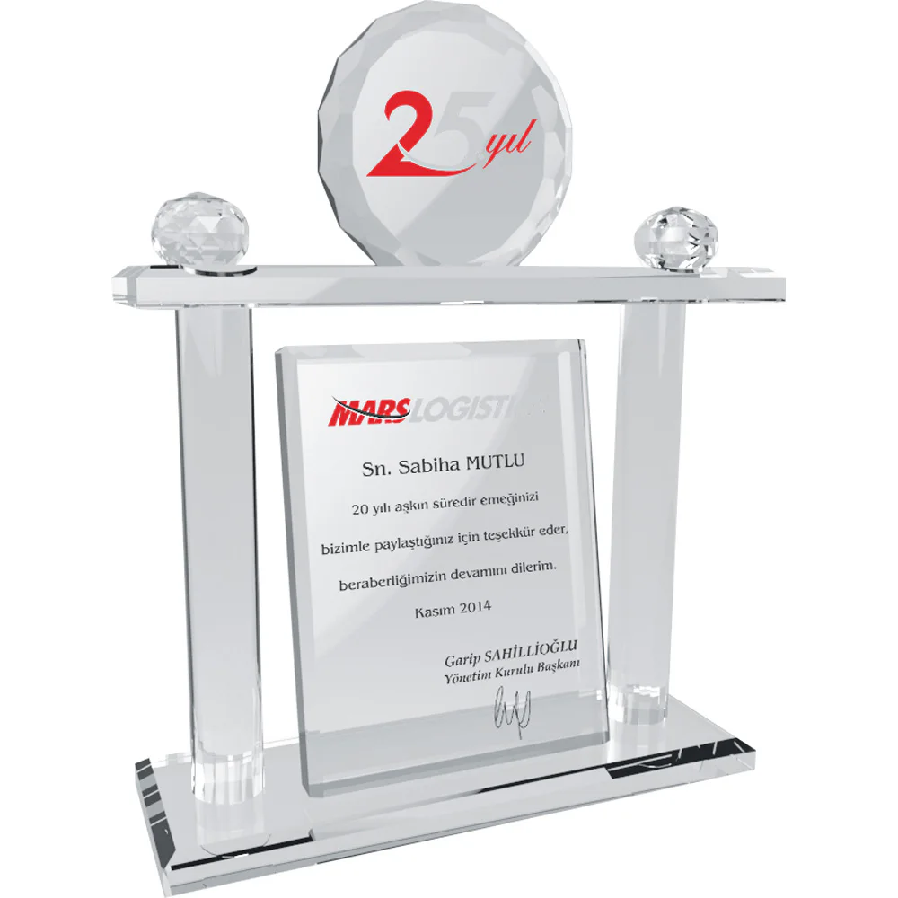 Kristal Plaket EKT-109