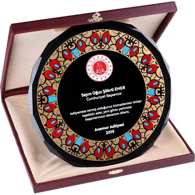 Kutulu Kristal Plaket EKT-300