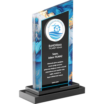 Kristal Plaket EKT-790