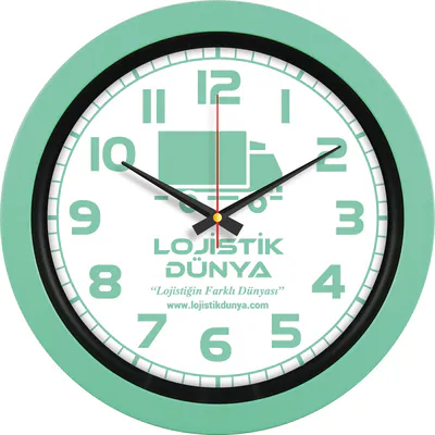 Plastik Duvar Saati V30-346-MYSL