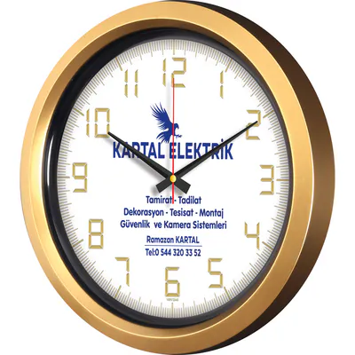 Plastik Duvar Saati V30-551-AV